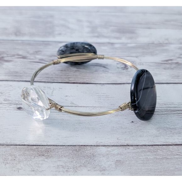 Bangle with 3 Accents - Picture 1 of 12